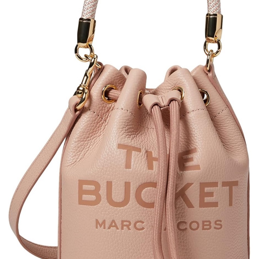 Marc Jacobs Pink Crossbody Bag with Bucket Shape